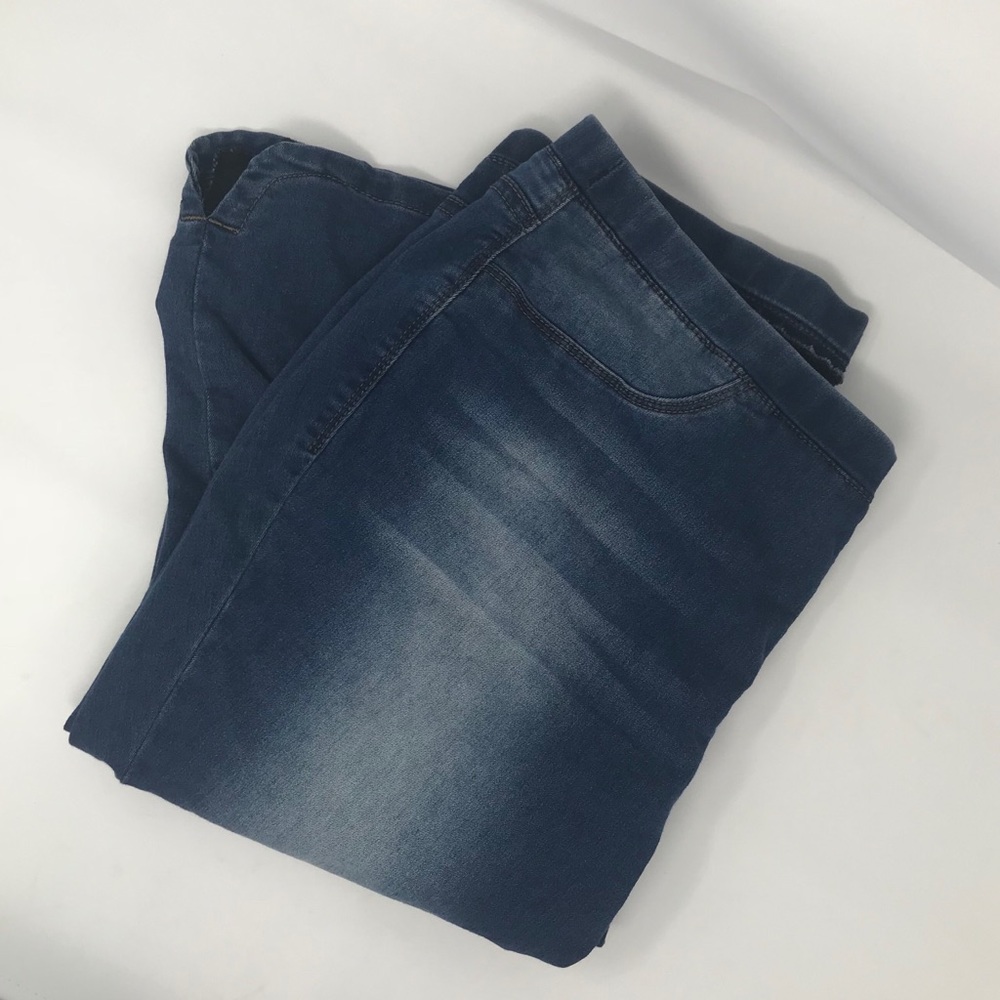 Royalty for Me Jean Skimmers Size 14W